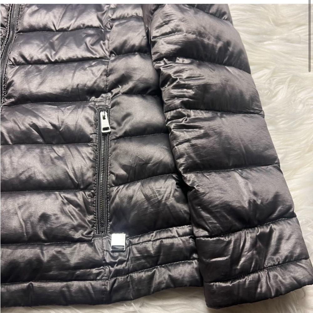 Andrew Marc Metallic Puffer Jacket - Picture 6 of 6